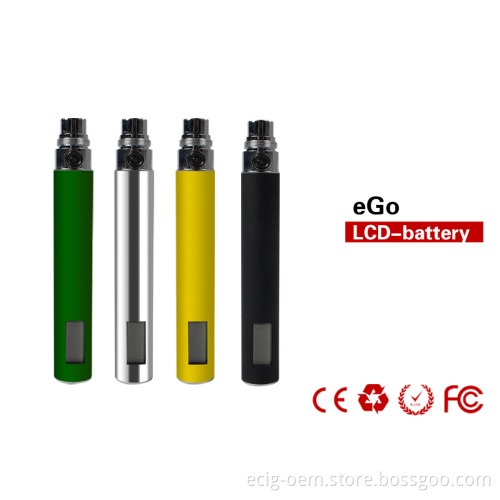 Electronic Cigarette Wholesale Variable Voltage Evod VV LCD Battery